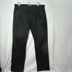 Joe's Jeans Mens Black Brixton 5 Pocket Cotton Blend Stretch Straight 34x31 EUC